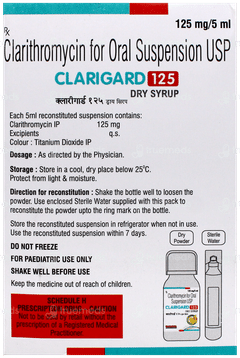 Clarigard 125 Banana Flavour Dry Syrup 30Ml